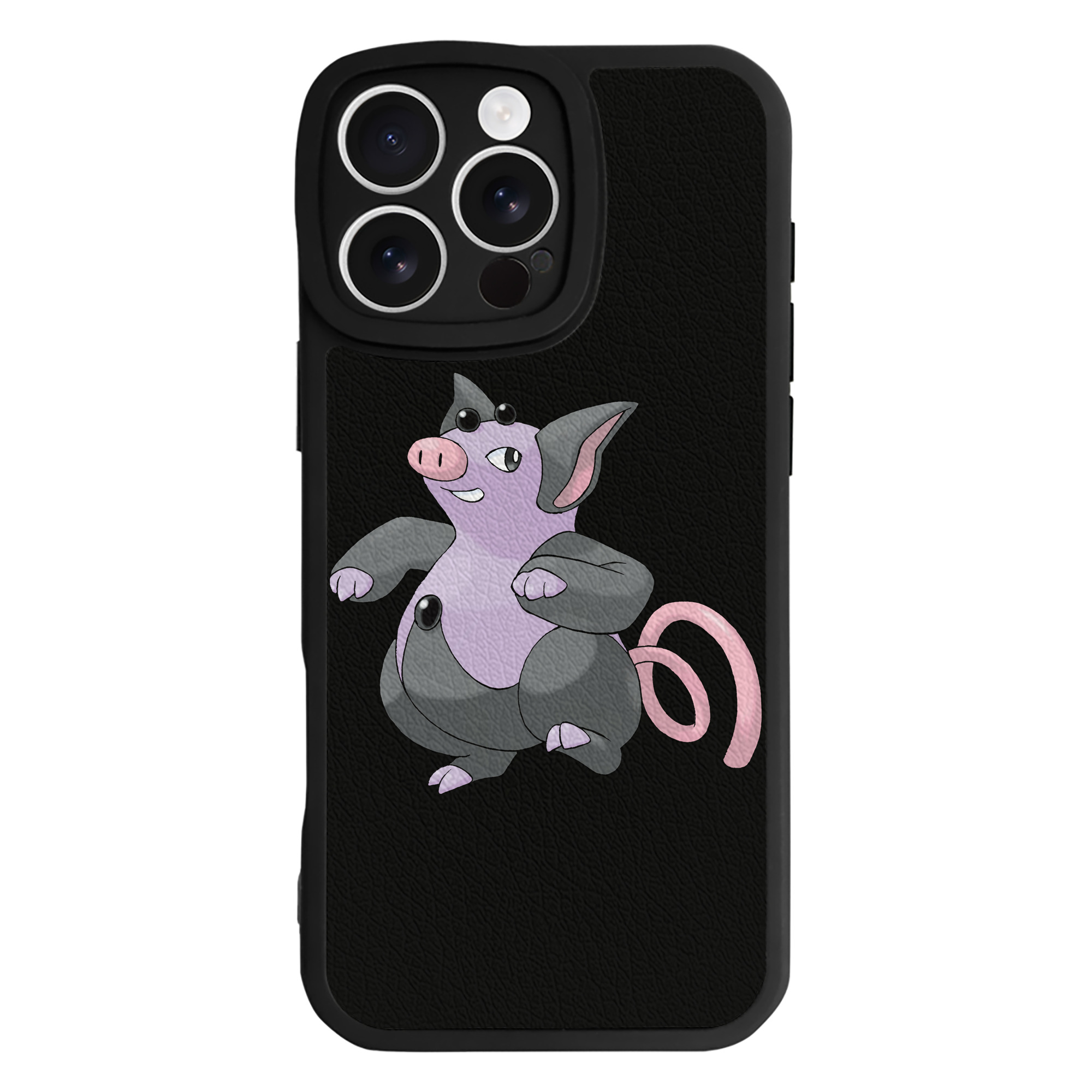 （画像用） ポケットモンスター Pokémon 【iPhone 16シリーズ対応】シリコンスマホケース（レザー調） 材質：シリコン
